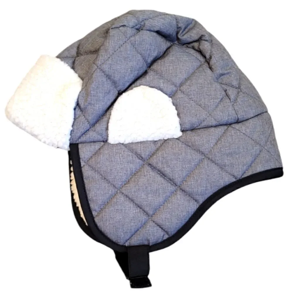Swiss Tech Grey Multi-Flap Quilted Hat